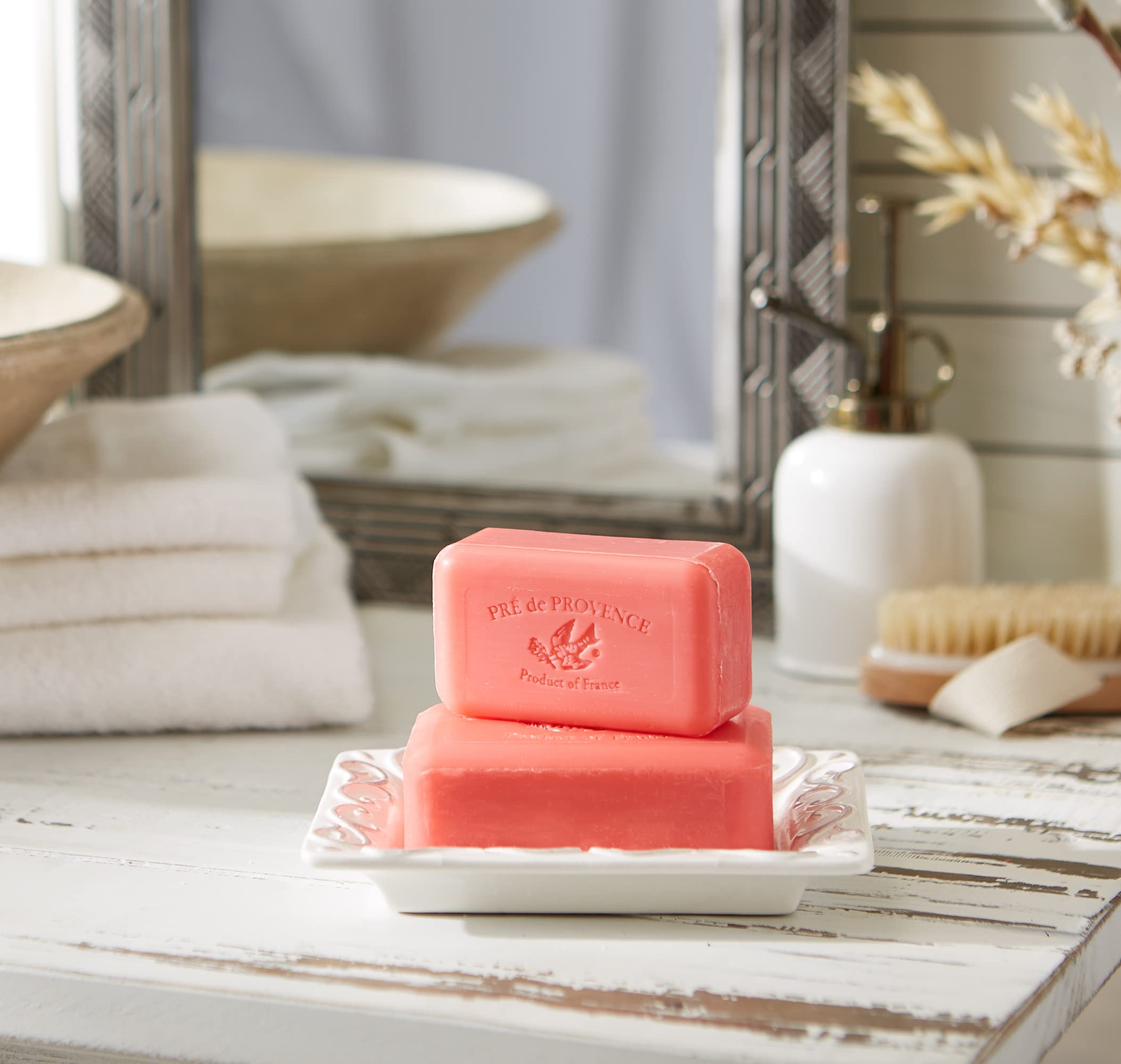 Pre de Provence Artisanal French Soap Bar Enriched with Shea Butter, Tiger Lily, 250 Gram